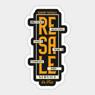 Resale Sticker